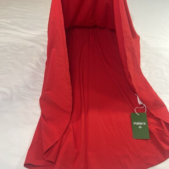 Halara Dress Size S Red Breezeful Sleeveless Racerback Built In Bra Pockets NWT - Picture 15 of 15